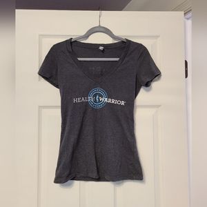 Health Warrior Vneck Tshirt